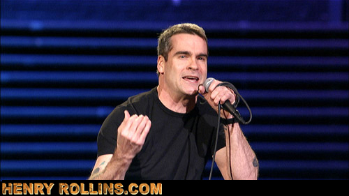 Henry Rollins runneth over