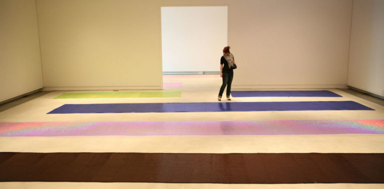 Combining forms: Polly Apfelbaum’s ‘Fallen Paintings’